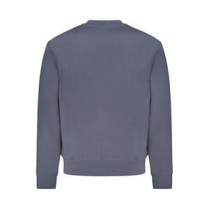Hugo Boss Blue Cotton Men Sweater