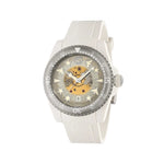 Watch with a detailed face on a light gray background