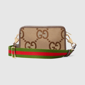 Gucci Jumbo GG Mini Bag Brown and Beige