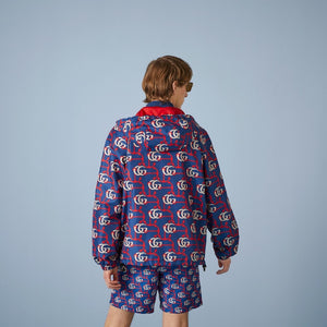 Gucci Double G Anchor Print Fabric Jacket