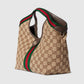 Gucci Giglio Small Tote Beige Canvas Bag