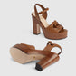 Gucci Women's Interlocking G Sandal Brown