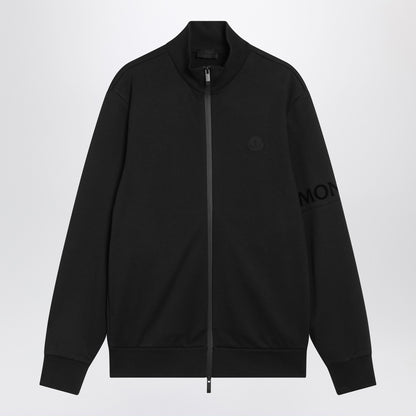 Moncler Moncler Black cotton zip hoodie