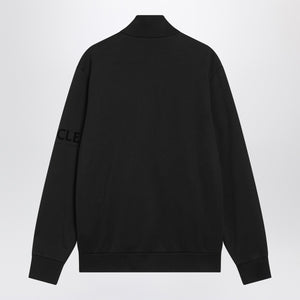 Moncler Moncler Black cotton zip hoodie