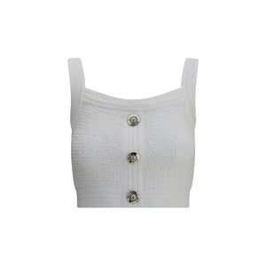 Balmain Tweed crop Top