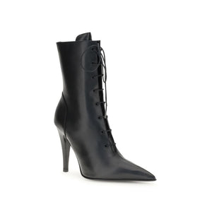 Alexander McQueen Leather Ankle Boots