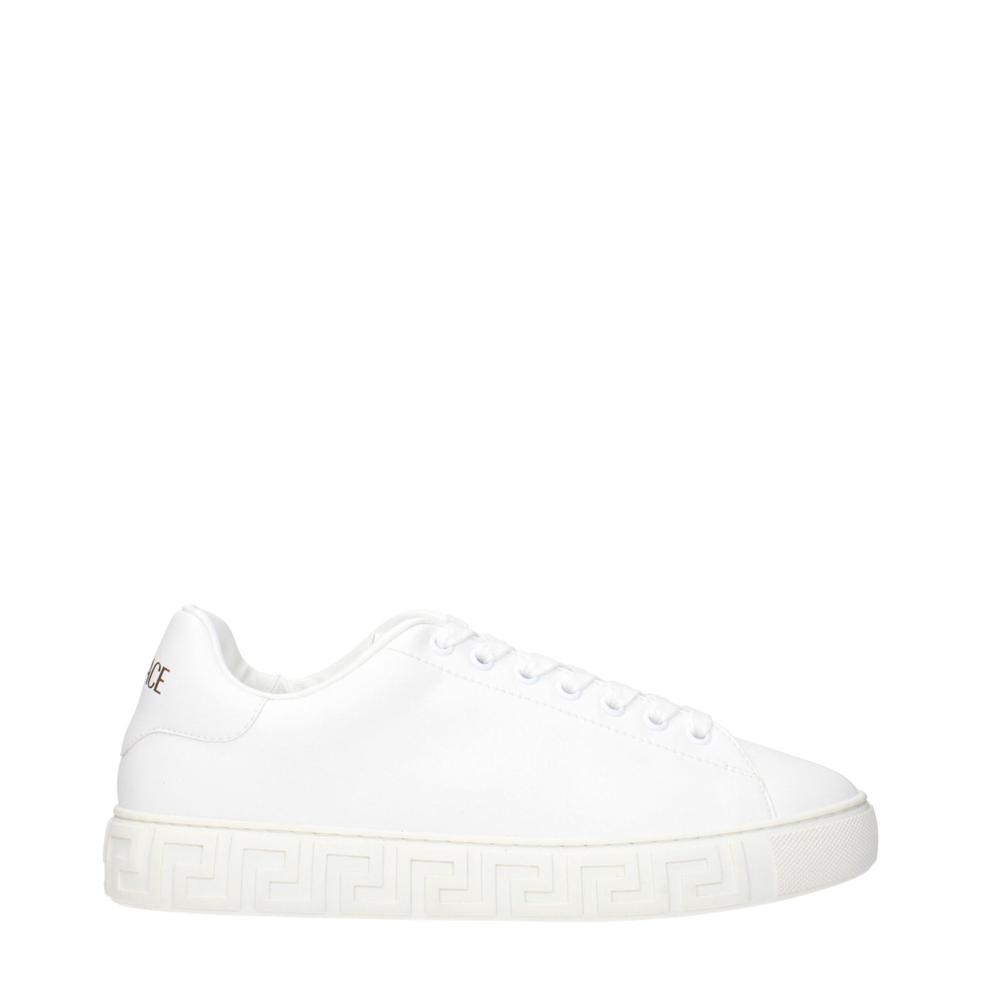 Versace Greca Leather Low Tops Sneaker White