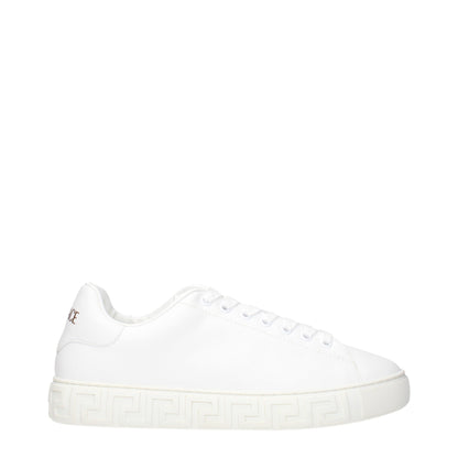 Versace Greca Leather Low Tops Sneaker White