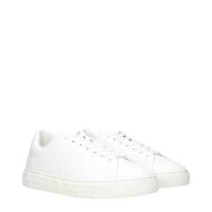 Versace Greca Leather Low Tops Sneaker White