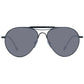 Ermenegildo Zegna Black Men Sunglass