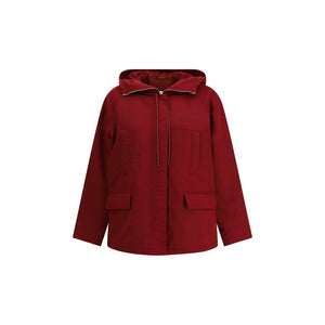 Gucci Red Polyester faille Jacket