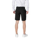 Armani Exchange Black Polyamide Bermuda