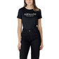 Armani Exchange Black Cotton T-Shirt