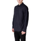 Armani Exchange Blue Cotton Shirt
