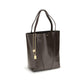 Chloé Spin Leather Shoulder Bag Kohl Brown