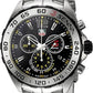 Tag Heuer Formula 1 Senna Limited Edition Chronograph Black Dial Silver Steel Strap Watch For Men Caz1013 Ba0883