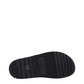 Versace Medusa Black Leather Flat Sandals
