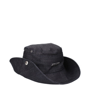 Jacquemus Blue Cotton Sunhats