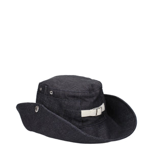Jacquemus Blue Cotton Sunhats