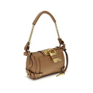 Chloé Paddington Shoulder Leather Bag Brown