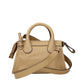 Chloé Leather Shoulder Handbag Beige