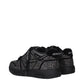 Off-White Black Leather Sneakers