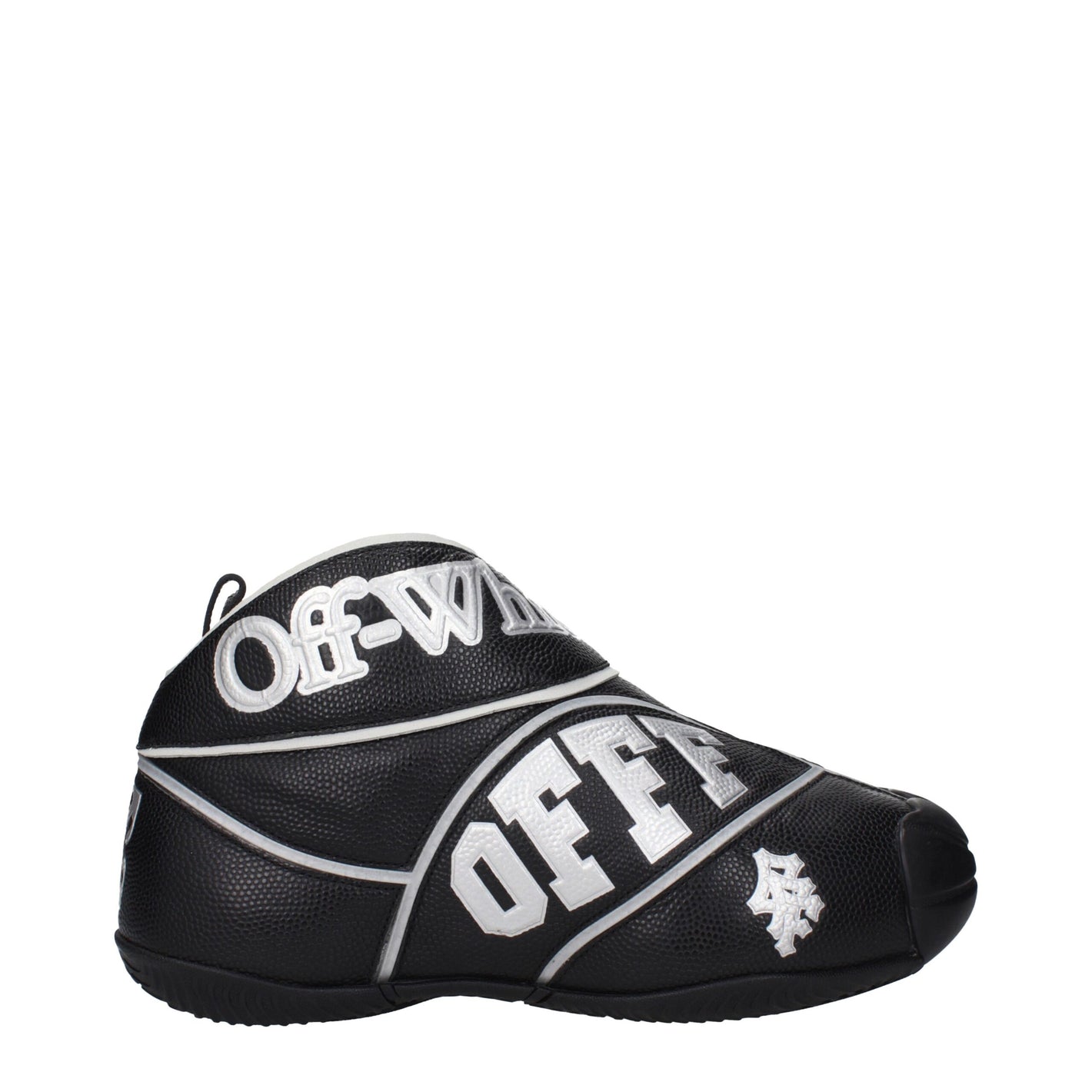 Off-White Black Leather High Tops