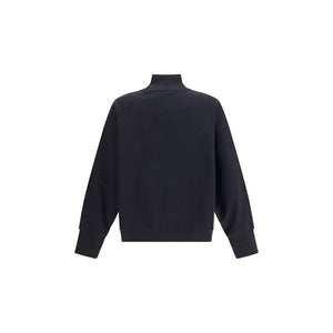 Balmain Leopard Print High-neck Sweatshirt