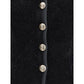 Giorgio Armani Silk Blazer with decorative metal shank buttons