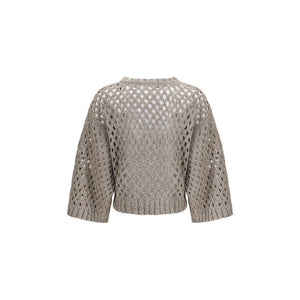 Brunello Cucinelli Dazzling Net Sweater