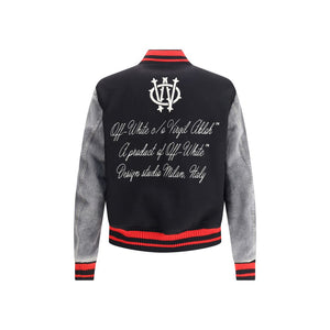 Off-White Gothic OW Wool Varsity Jacket