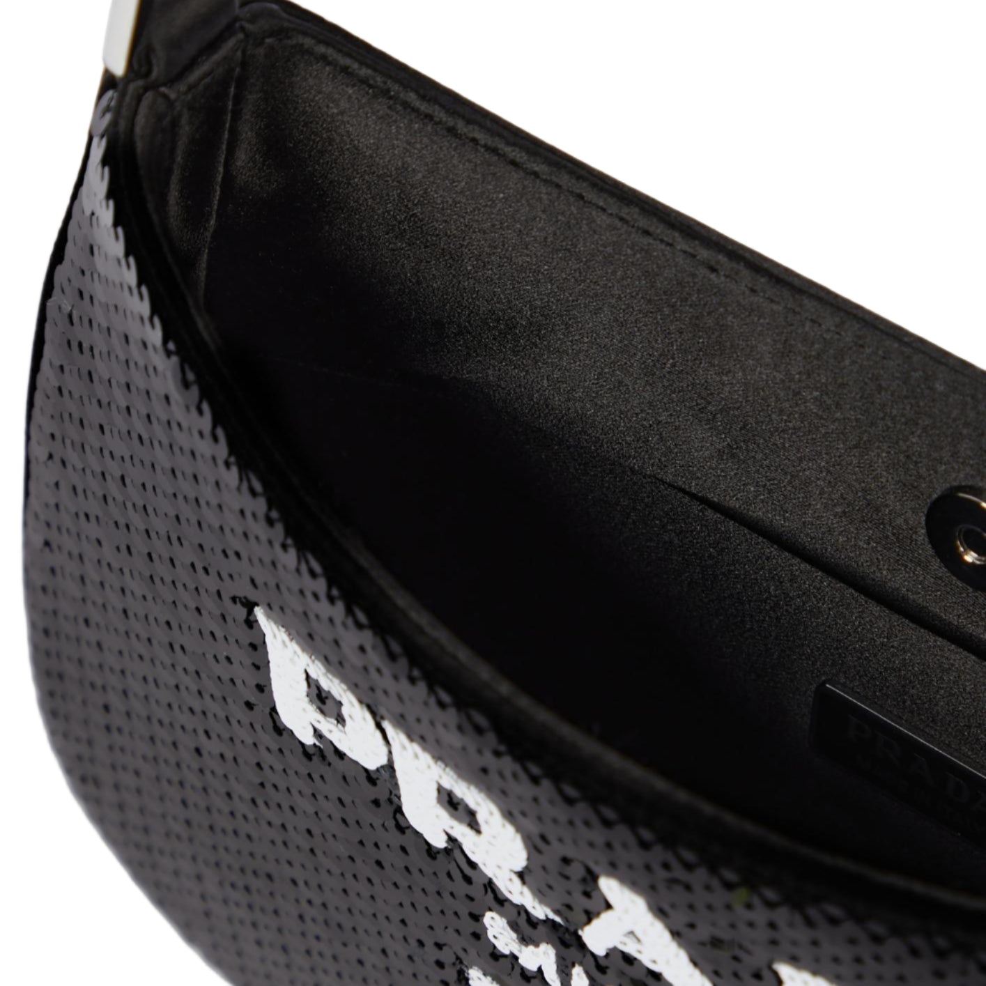 Black pouch with 'PRA' branding on a white background