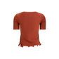 Fendi Short-sleeved Virgin Wool Top