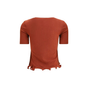 Fendi Short-sleeved Virgin Wool Top