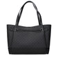 Michael Kors Black Fabric Shoulder Bags