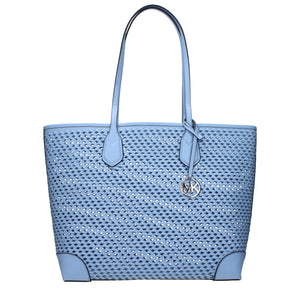 Michael Kors Light Blue Leather Shoulder Bags