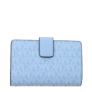 Michael Kors Light Blue Leather Wallets
