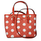 Michael Kors Orange Fabric Backpacks