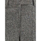 Valentino Bottonato Natté Wool Trousers