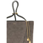 Chloé Suede Spin Tote Bag Grey