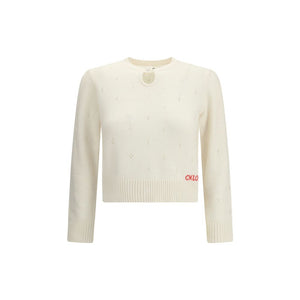 Chloé Jumper with a buttoned keyhole neck