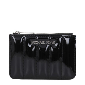 Michael Kors Black Leather Wallets