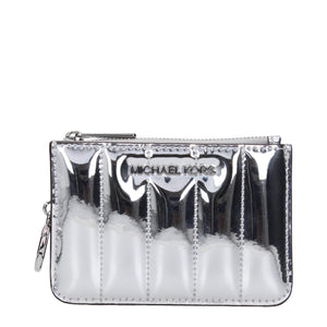 Michael Kors Gray Leather Wallets