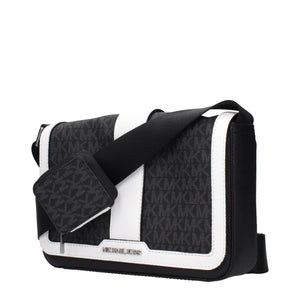 Michael Kors Black Fabric Crossbody Bags