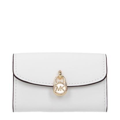 Michael Kors White Leather Wallets