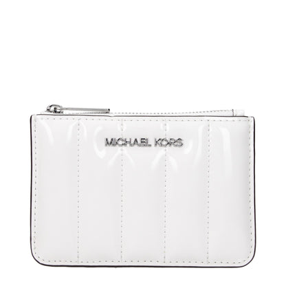 Michael Kors White Leather Wallets