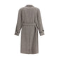 Ferragamo Coat in herringbone-patterned fabric
