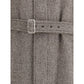 Ferragamo Coat in herringbone-patterned fabric