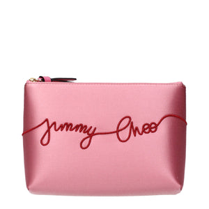 Jimmy Choo Pink Satin Clutch Bags