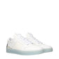 Jimmy Choo White Leather Low Tops